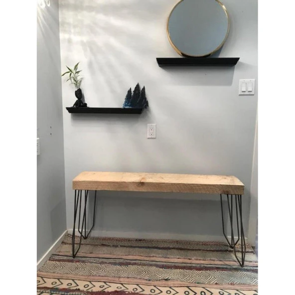 Dresuar Metal Ayak Ahşap Masa Ayağı Firkete Ayak - Resim 5