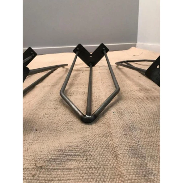 Dresuar Metal Ayak Ahşap Masa Ayağı Firkete Ayak - Resim 6