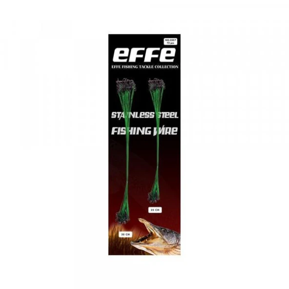 Effe Çelik Tel Kartela 72 Adet
