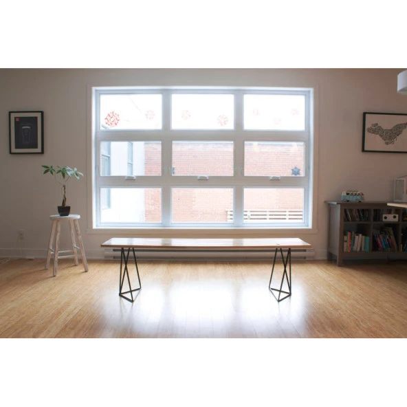 Üçgen Masa Ayağı Metal Ayak Çalışma Masası Ayağı - Resim 2