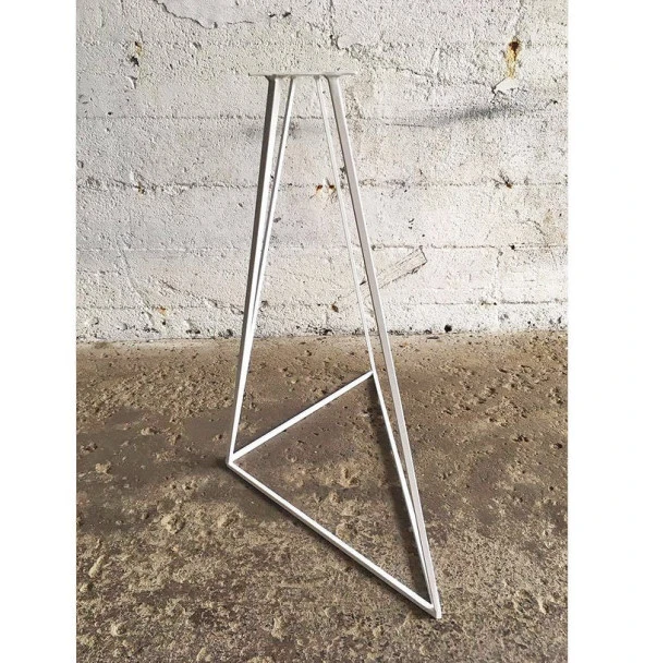 Üçgen Masa Ayağı Metal Ayak Çalışma Masası Ayağı - Resim 5