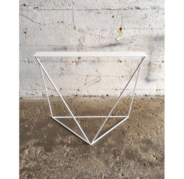 Üçgen Masa Ayağı Metal Ayak Çalışma Masası Ayağı - Resim 6