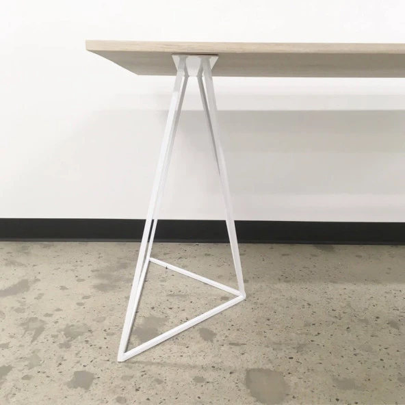 Üçgen Masa Ayağı Metal Ayak Çalışma Masası Ayağı - Resim 8