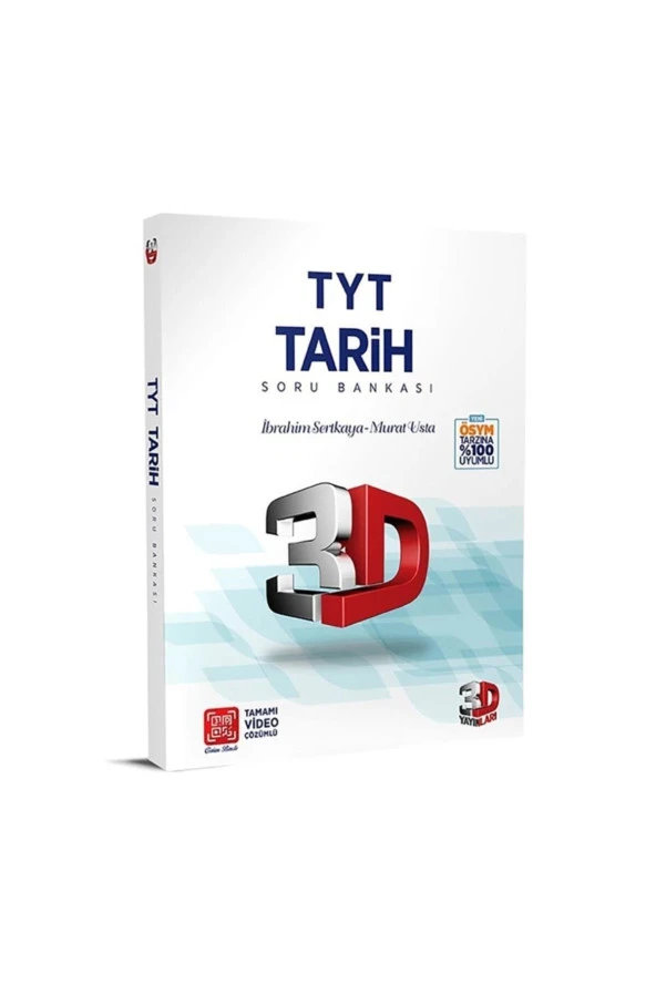 3d Yayınları Tyt Tarih Soru Bankası