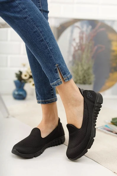 Albishoes Kadın Spor Babet Yürüyüş Ayakkabısı Yazlık Anatomik Günlük Sneaker Babet Spor Ayakkabı - 3