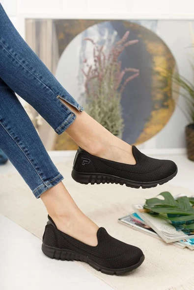 Albishoes Kadın Spor Babet Yürüyüş Ayakkabısı Yazlık Anatomik Günlük Sneaker Babet Spor Ayakkabı - 2