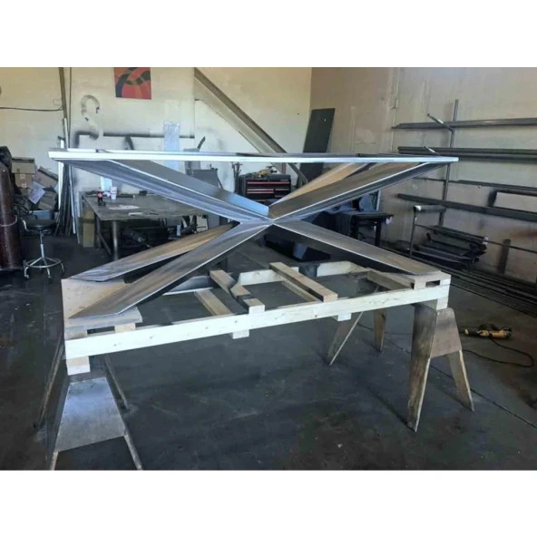 Demir Ayaklı Masa Beyaz Masa Ayağı Yemek Masası Ayağı