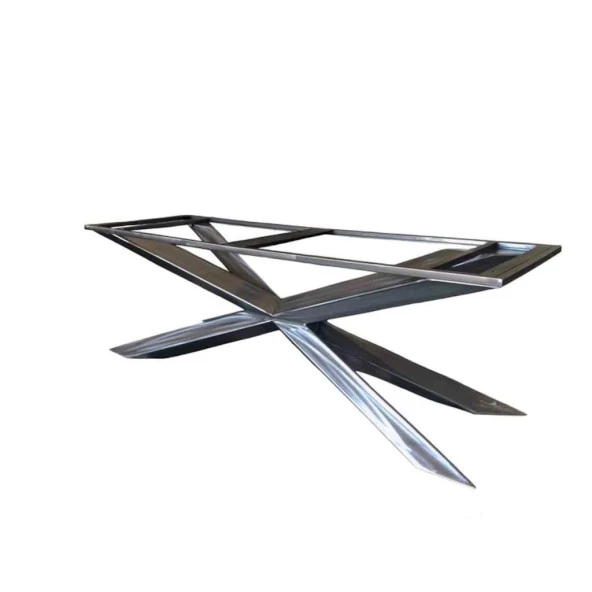 Demir Ayaklı Masa Beyaz Masa Ayağı Yemek Masası Ayağı - 4