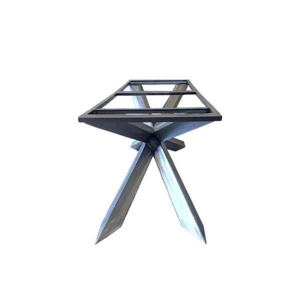 Demir Ayaklı Masa Beyaz Masa Ayağı Yemek Masası Ayağı - 7