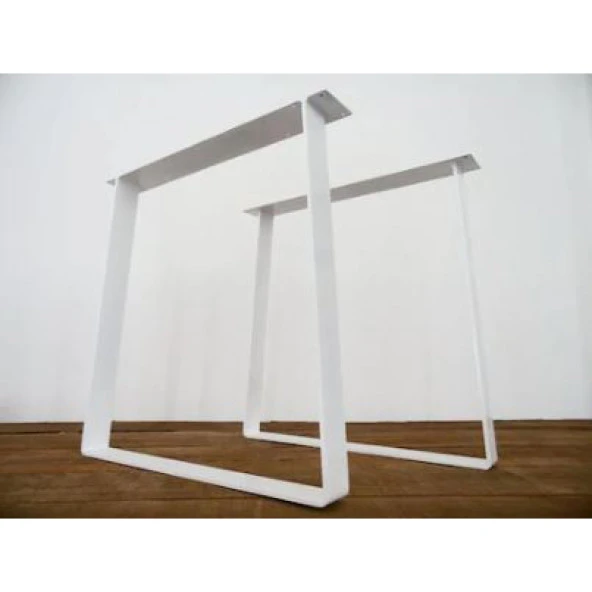 Mobilya Ayakları Beyaz Masa Ayağı Çalışma Masası Ayağı ürün görseli 1