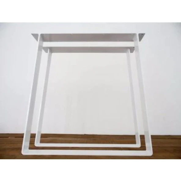 Mobilya Ayakları Beyaz Masa Ayağı Çalışma Masası Ayağı - Resim 2