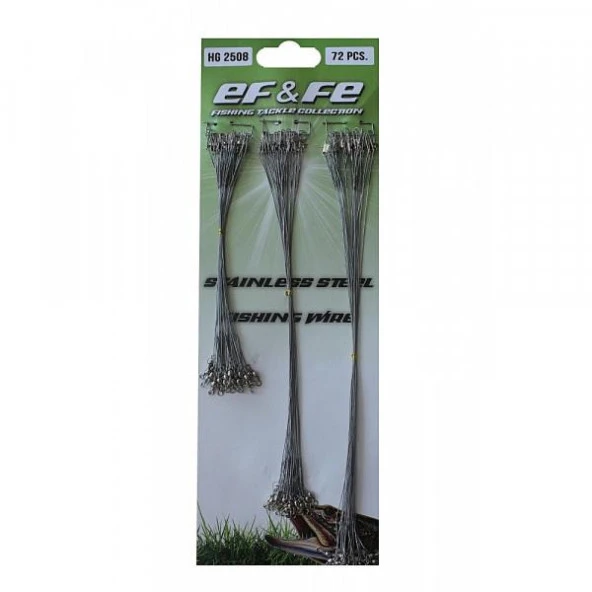 Effe Çelik Tel Kartela 72 Adet HG2508