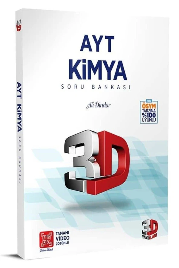 3d Yayınları Ayt Kimya Soru Bankası ürün görseli
