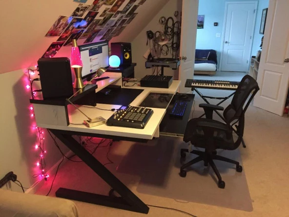 Yemek Masası Metal Ayak Profil Masa Ayağı Z Tasarım Masa Ayağı - 3