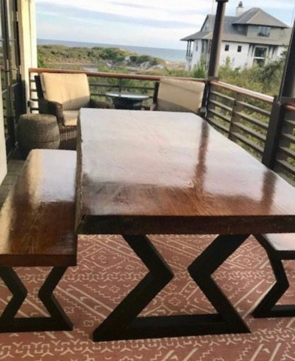 Bahçe Masası Ayağı Mermer Masa Ayağı Papyon Tasarım - Resim 4