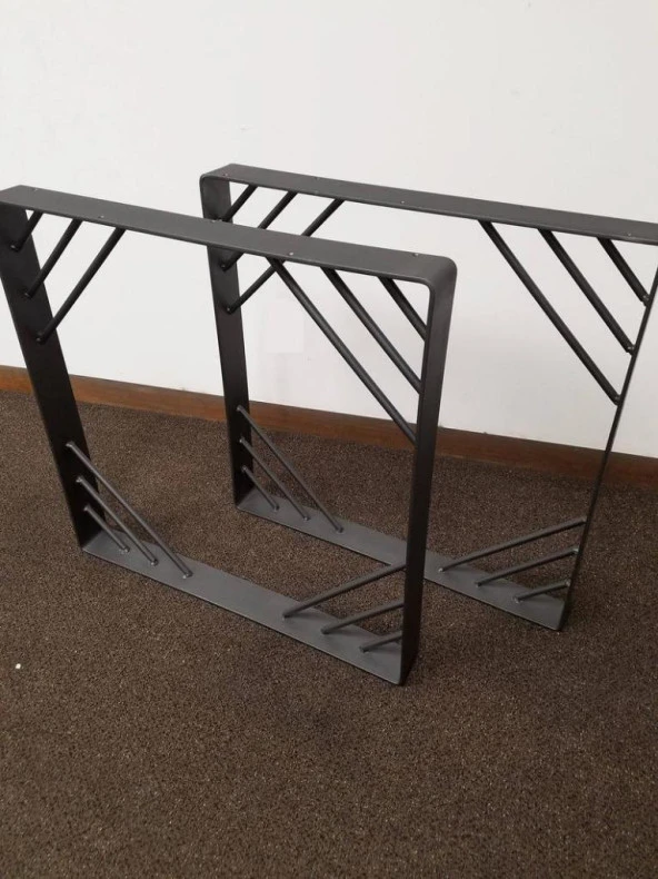 Ofis Masa Ayakları Çalışma Masası Ayağı Kare Tasarım - 3