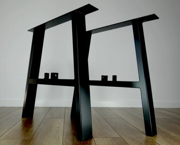 Yemek Masası Ayakları Kütük Masa Ayağı Metal Masa Bacağı - Resim 4