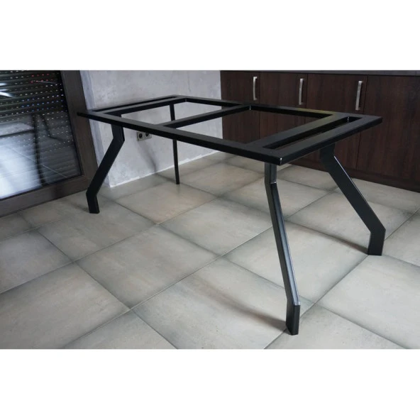 Siyah Metal Mobilya Ayağı Mermer Masa Ayağı Ahşap Masa Ayağı - Resim 5