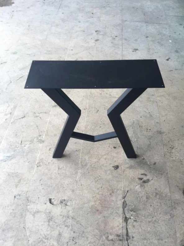 Büyük Toplantı Masası Metal Yemek Masası Ayağı Profil Ayak - 6