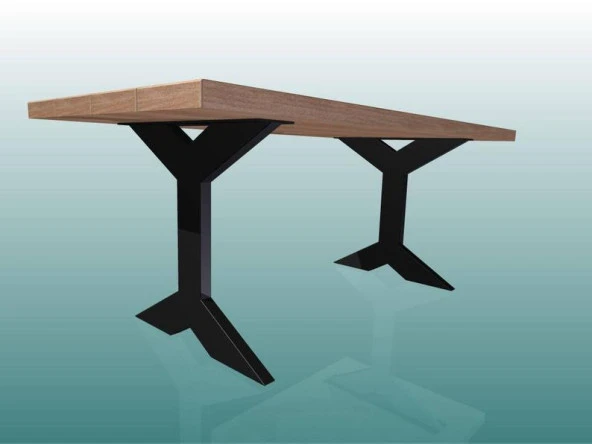 Ofis Masa Ayağı Yemek Masası Ayağı Metal Ayak - 2