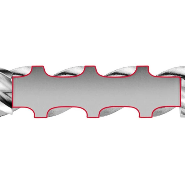 Milwaukee 5 Parça Sds-Plus MX4 Seri 4 Elmaslı Matkap Uç Seti 4932352835 - 4