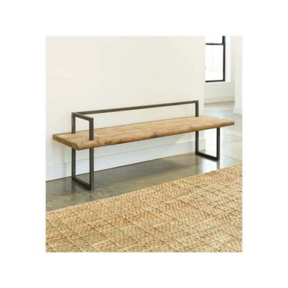 Bench Ahşap Sırtlı Bench Modelleri Ahşap Dekoratif Bank - 2