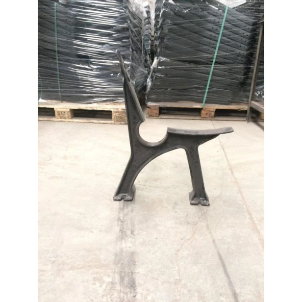 Döküm Bank Ayağı Ahşap Bahçe Bankı Park Oturma Bankları - 5