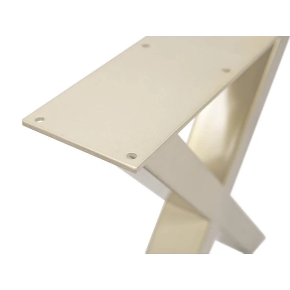 Ahşap Sırtlı Bank Metal Bank Ayağı Oturma Bankları - 3