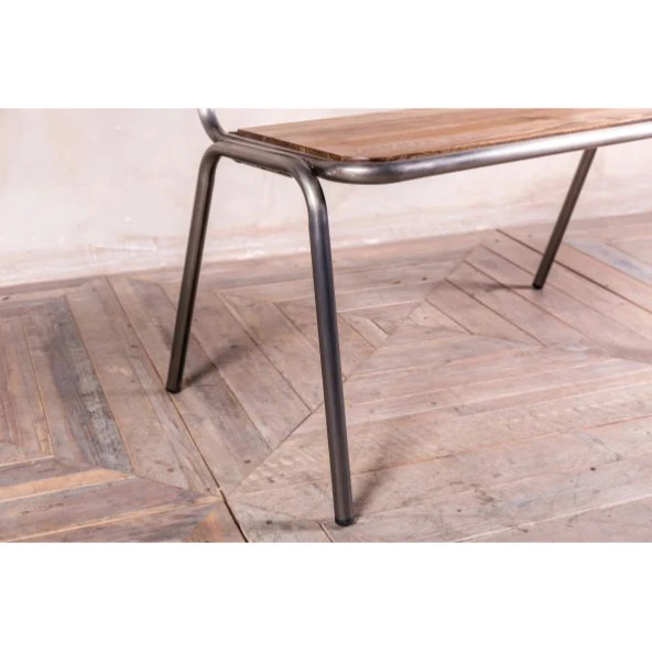 Profil Bank Ayağı Ahşap Bahçe Bankı Sırtlı Bank Takımı - 2