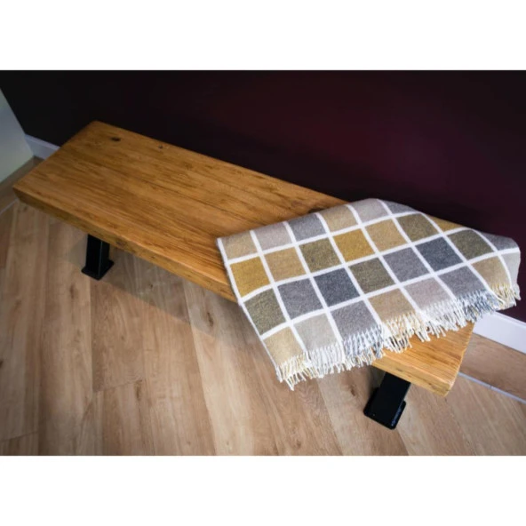 Ahşap Bahçe Bankı Antre Bank Metal Bank Ayağı - 5