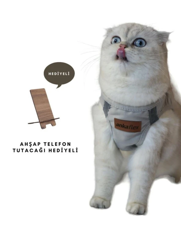 Kedi Göğüs Tasması Kedi Gezdirme Tasması Kediler İçin Özel Üretim Yeni Nesil - 3