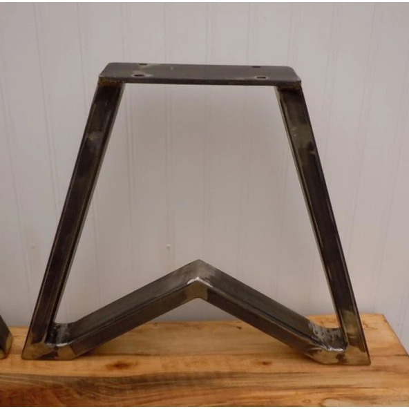 Park Bahçe Oturma Bankı Ahşap Metal Bank Ayağı - 3