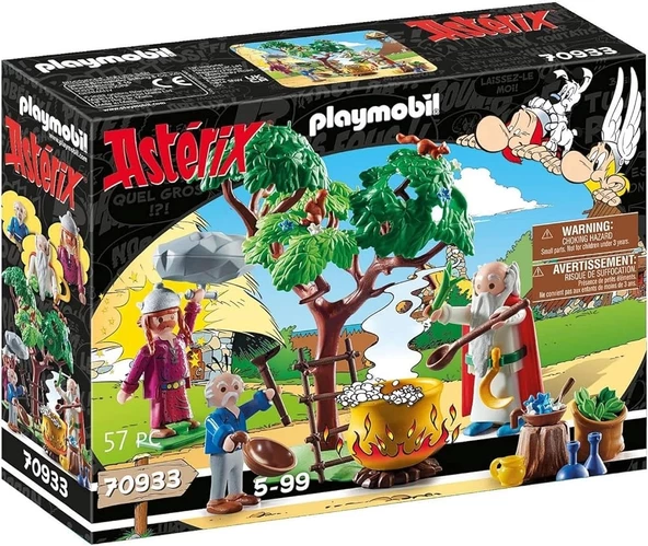 PLAYMOBIL Asterix 70933 Miraculix sihirli iksirli, 5 yaş ve üstü çocuklar için oyuncak