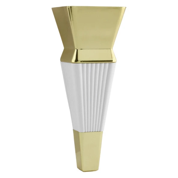 Mobilya Oturma Grubu Çekyat Kanepe Sehpa TV Ünitesi Koltuk Ayağı 16 cm Beyaz Gold Baza Ayak - Resim 6