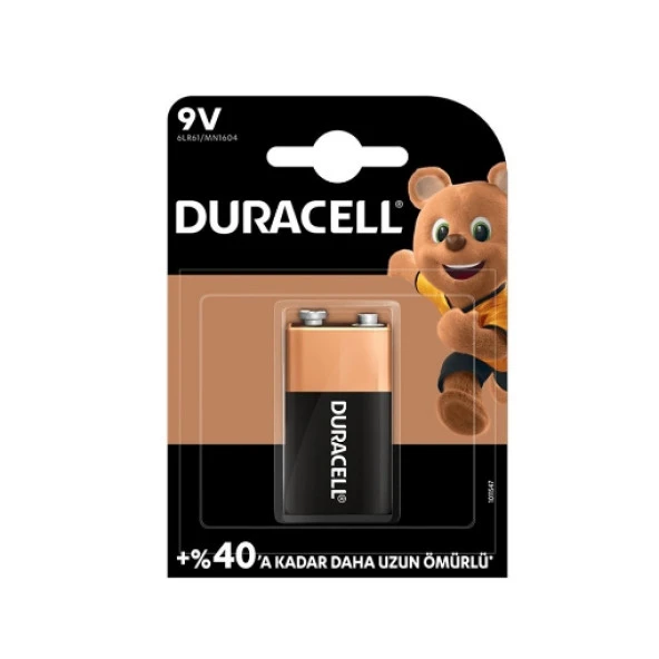 Duracell 9 Volt (6'lı)