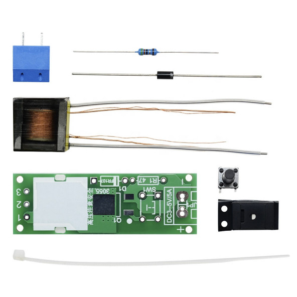 HV-1 Yüksek Voltaj Ateşleyici Kit Elektriksel Plazma Ark Üretici Yakıcı Kağıt Ateş Alev Güç Kaynağı - 3