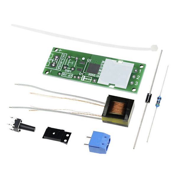 HV-1 Yüksek Voltaj Ateşleyici Kit Elektriksel Plazma Ark Üretici Yakıcı Kağıt Ateş Alev Güç Kaynağı - 4
