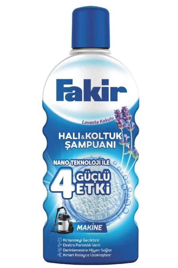 Fakir Makine Lavanta Nano Teknolojili Halı Ve Koltuk Şampuanı 1000 ml