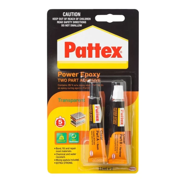 Pattex Power Epoxy Güçlü Metal Yapıştırıcı 2x11ml