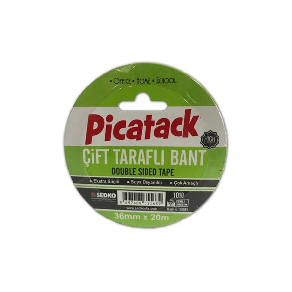Picador Çift Taraflı Bant 36 mmx20 m Kz025 Picatack