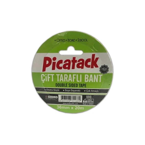 Picador Çift Taraflı Bant 36 mmx20 m Kz025 Picatack - 2