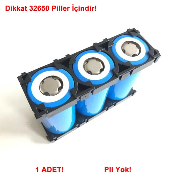 32650 3lü Pil Tutucu Birleştirici 32700 Lityum Lion Lipo Batarya Pil Yuvası Mobil Güç Kaynağı Akü Elektrikli Araba Robot Bisiklet - Resim 2