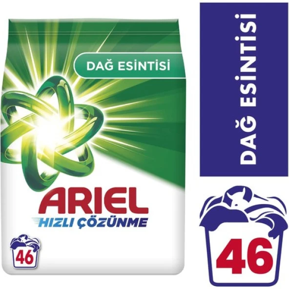 Ariel 7 KG Dağ Esintisi Beyazlar Toz Deterjan