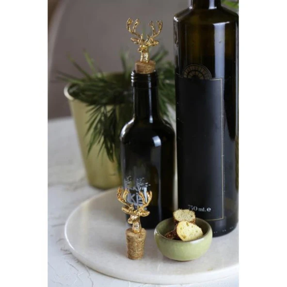 Akayev Altın Geyik 2'li Mantar Tıpa - 5