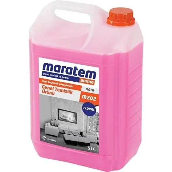 Maratem M202 Genel Temizlik Ürünü Floral 5L