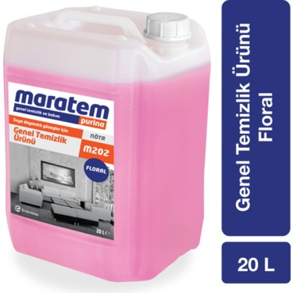 Maratem Eczacıbaşı Maratem M202 Genel Temizlik Ürünü Floral 20L