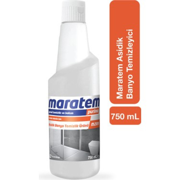 Maratem M209 Asidik Banyo Temizlik Ürünü 750 ml