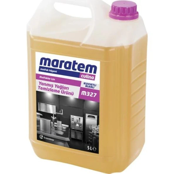 Maratem M327 Yanmış Yağları Temizleme Ürünü 5 lt