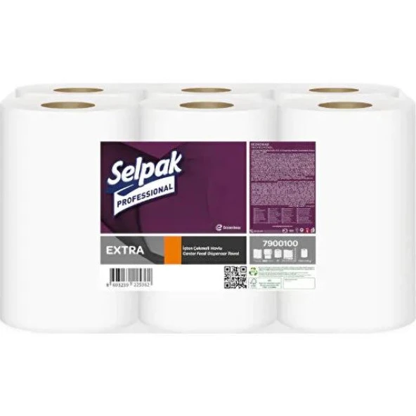 Selpak Professional Extra İçten Çekmeli Havlu 250mt 6lı