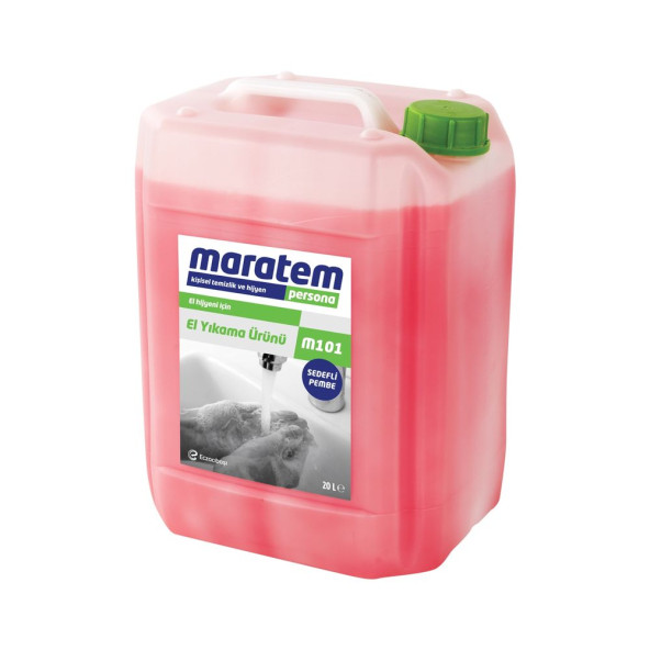 Maratem (M101) El Yıkama Ürünü Sedefli Pembe 20 lt